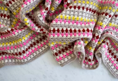 Granny Stripe Scarf