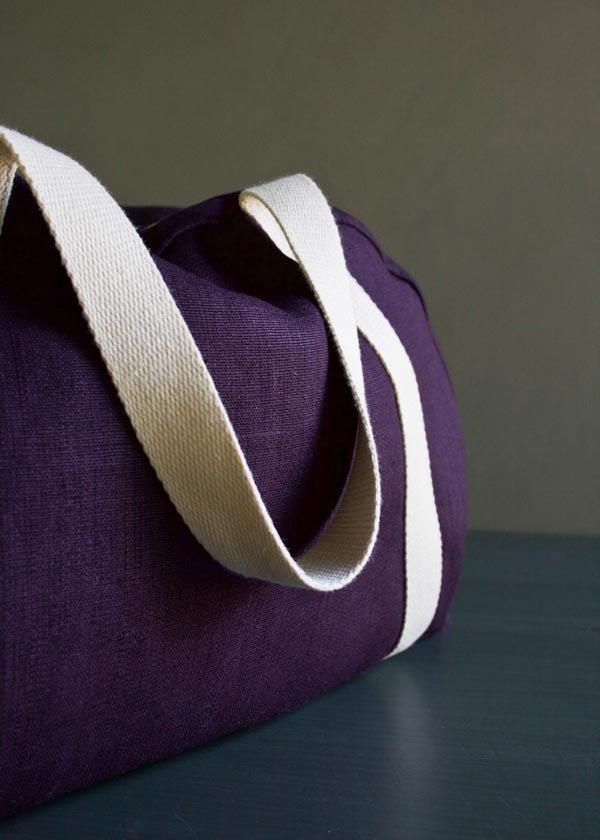 Overnighter Bag in Warsa Linen | Purl Soho