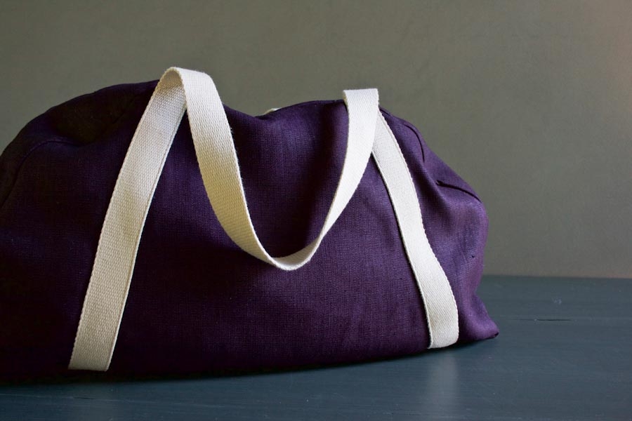 Overnighter Bag in Warsa Linen | Purl Soho