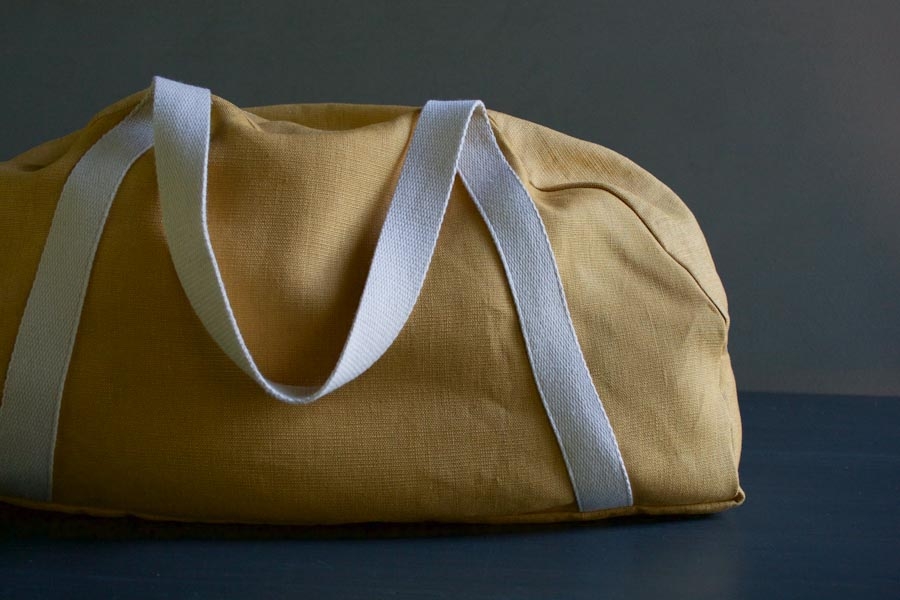 Overnighter Bag in Warsa Linen | Purl Soho