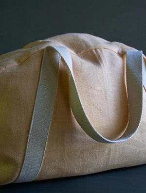 Overnighter Bag in Warsa Linen | Purl Soho