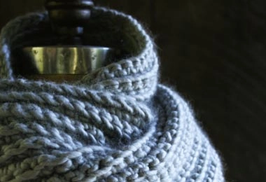 Crocheted Rib Cowl