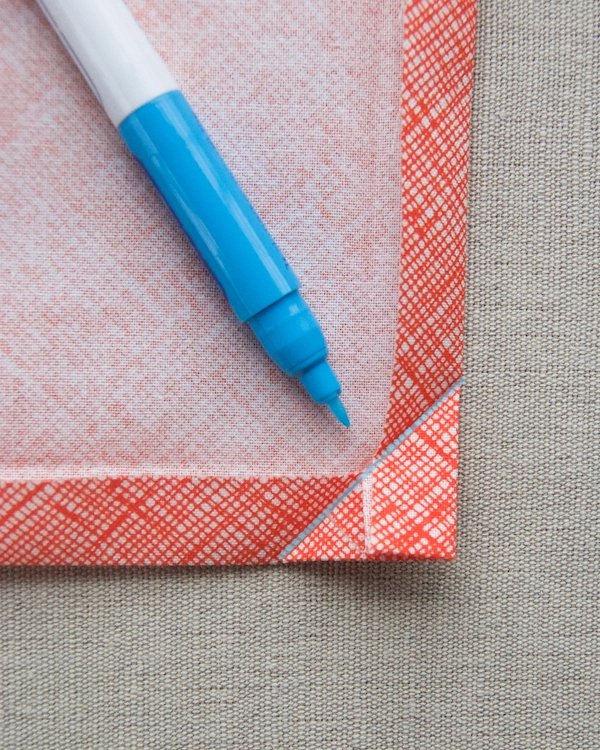 Classic Mitered Corner Napkins | Purl Soho