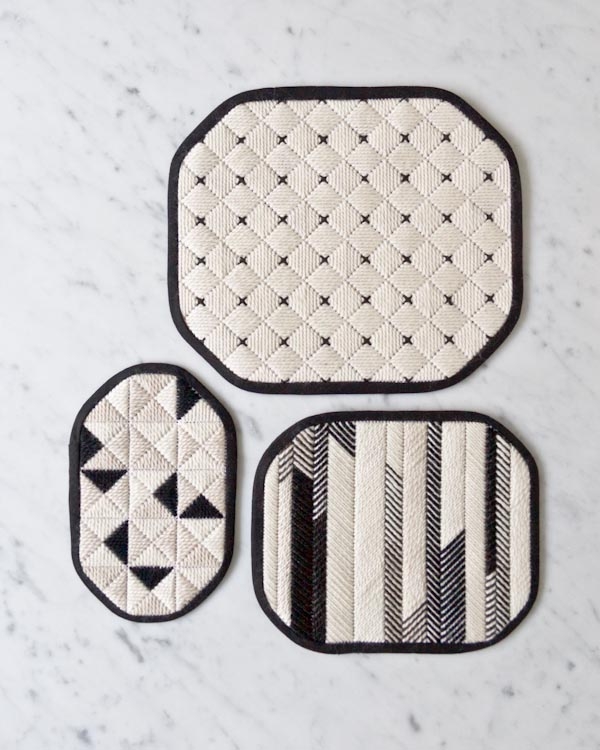 Graphic Needlepoint Trivets | Purl Soho