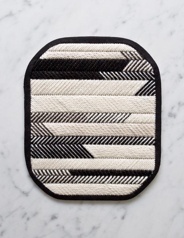 Graphic Needlepoint Trivets | Purl Soho