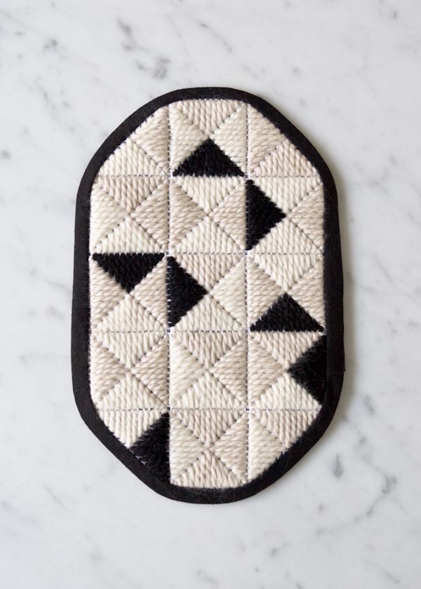 Graphic Needlepoint Trivets | Purl Soho