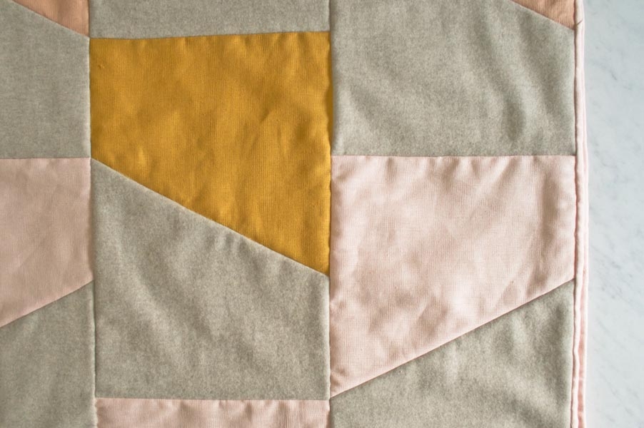 Wool + Linen Patchwork Quilt | Purl Soho