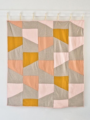 Wool + Linen Patchwork Quilt | Purl Soho