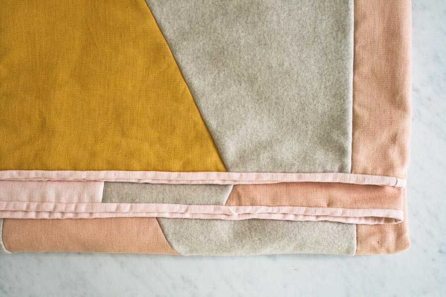 Wool + Linen Patchwork Quilt | Purl Soho