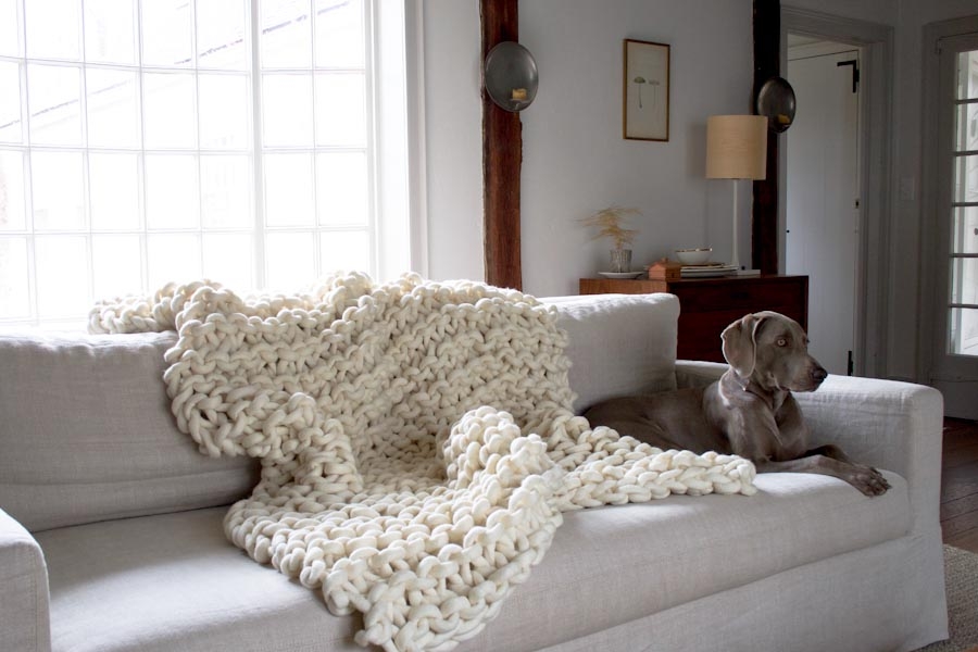 Big Little Dandelion Garter Blanket | Purl Soho