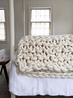 Big Little Dandelion Garter Blanket | Purl Soho