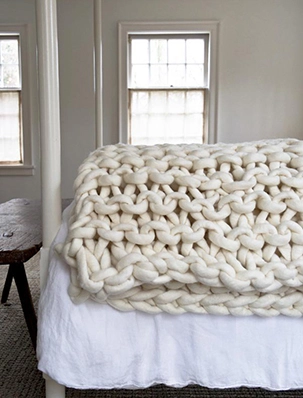 Big Little Dandelion Garter Blanket | Purl Soho