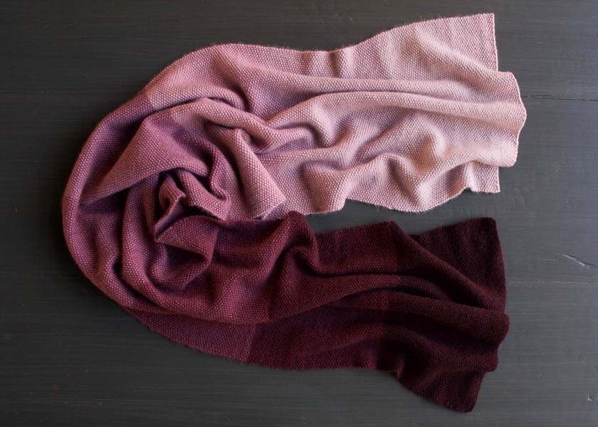 Cashmere Ombré Wrap, Now in Plum! | Purl Soho