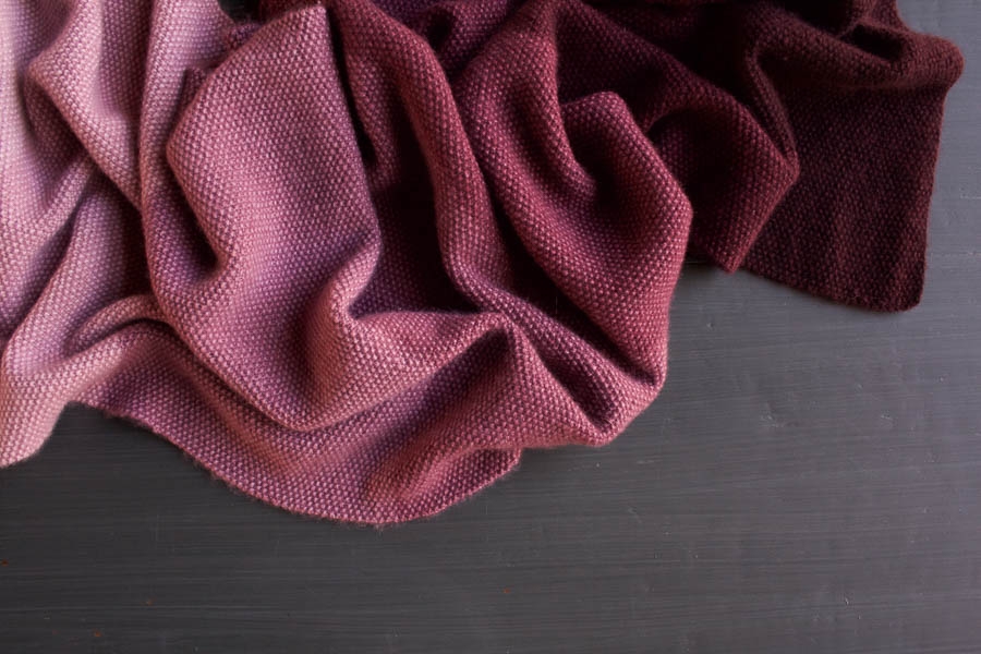 Cashmere Ombré Wrap, Now in Plum! | Purl Soho