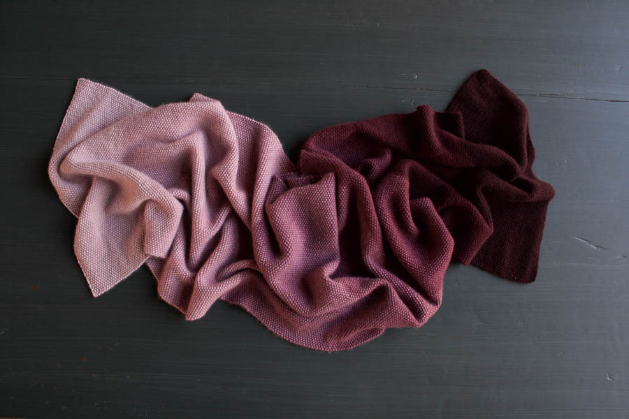 Cashmere Ombré Wrap, Now in Plum! | Purl Soho