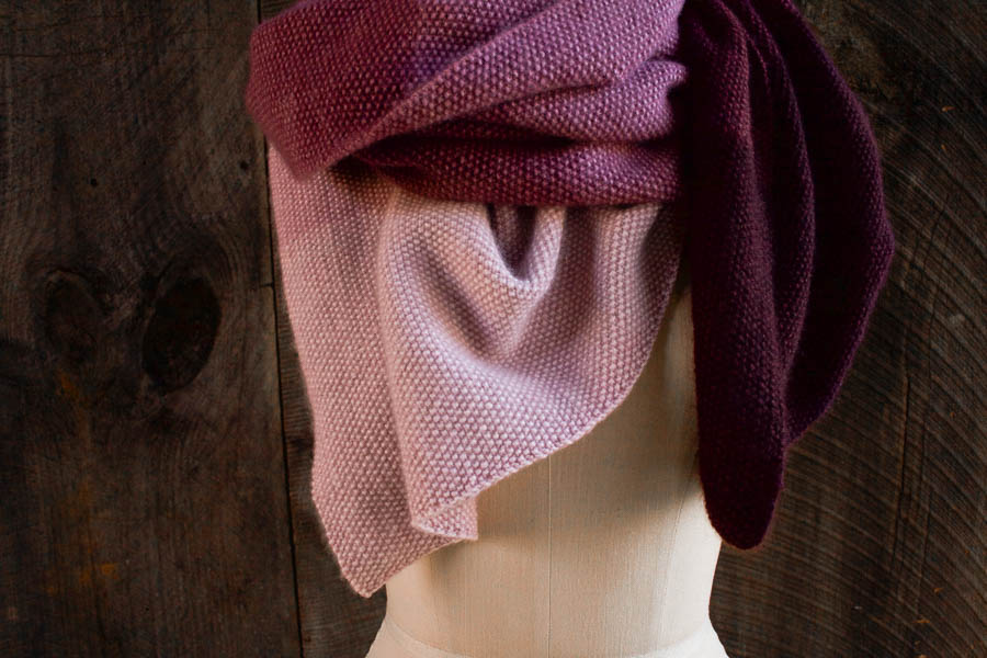 Cashmere Ombré Wrap, Now in Plum! | Purl Soho