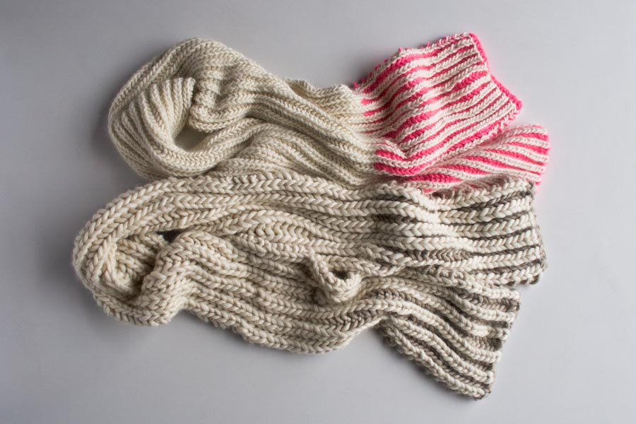 Color Dipped Scarves | Purl Soho