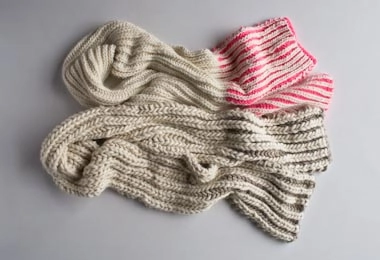 Color Dipped Scarves