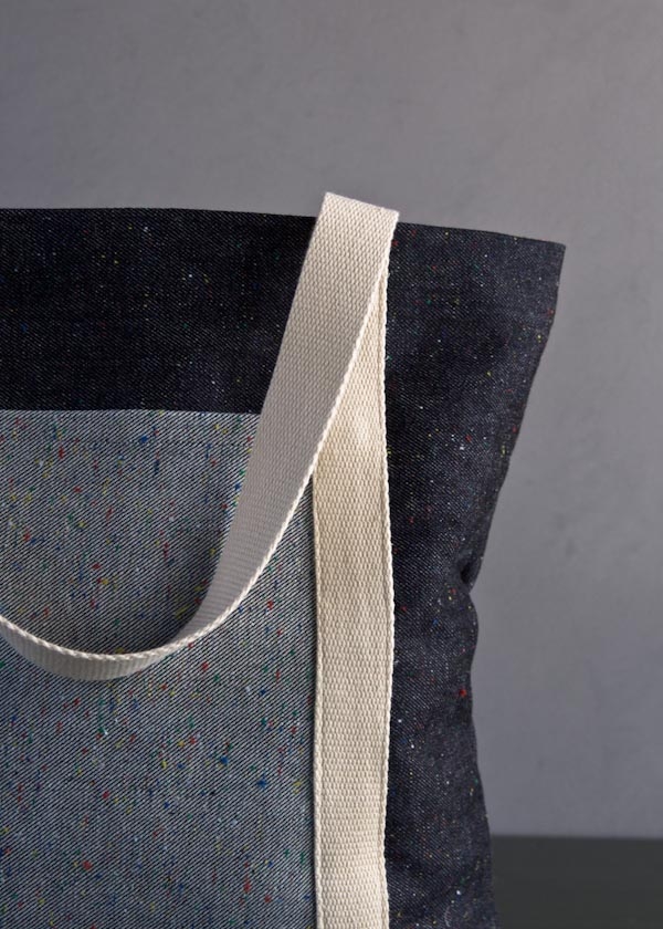 Favorite Totes in Denim with Colored Motes | Purl Soho