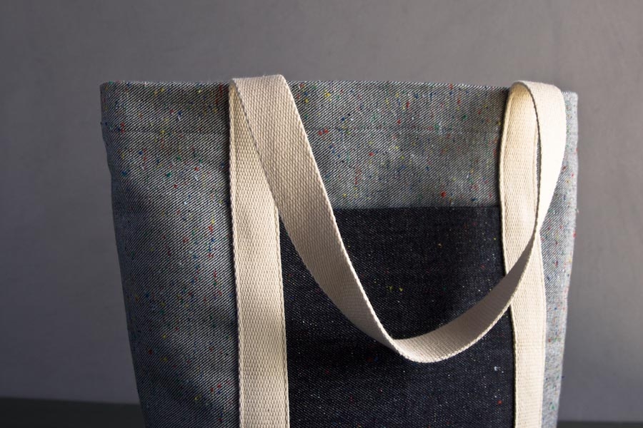 Favorite Totes in Denim with Colored Motes | Purl Soho