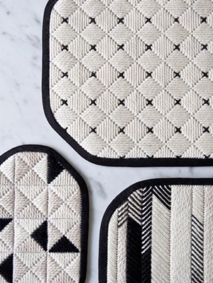 Graphic Needlepoint Trivets | Purl Soho