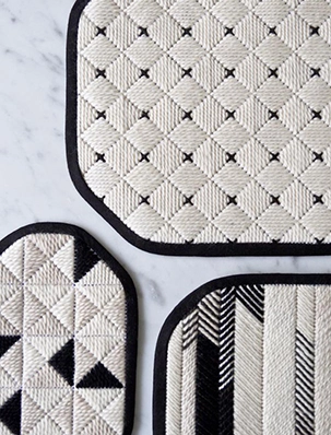 Graphic Needlepoint Trivets | Purl Soho