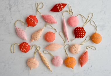 Heirloom Wool Ornaments