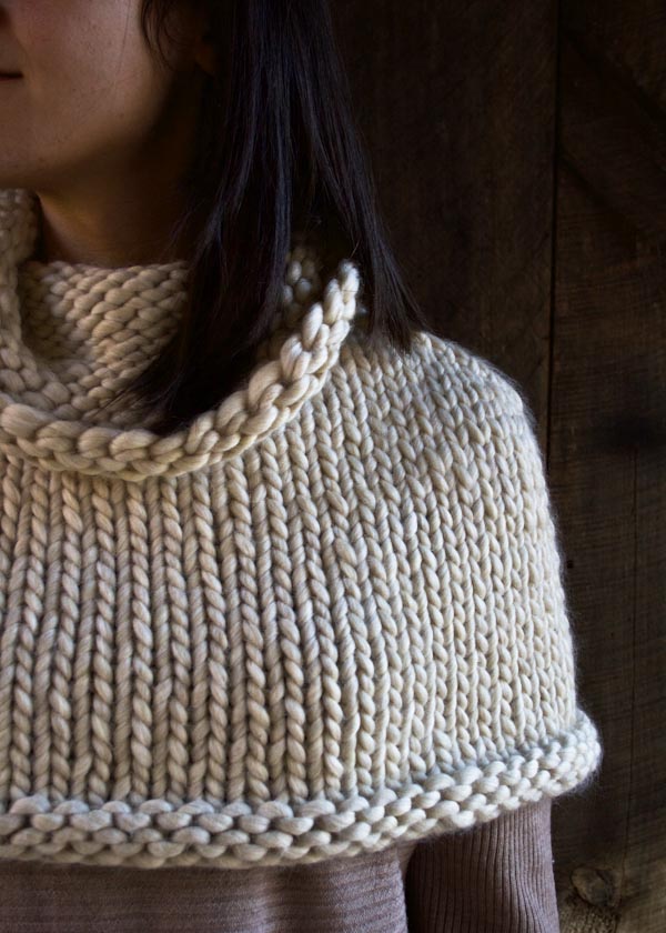 Mountain Capelet - Purl Soho | Beautiful Yarn For Beautiful