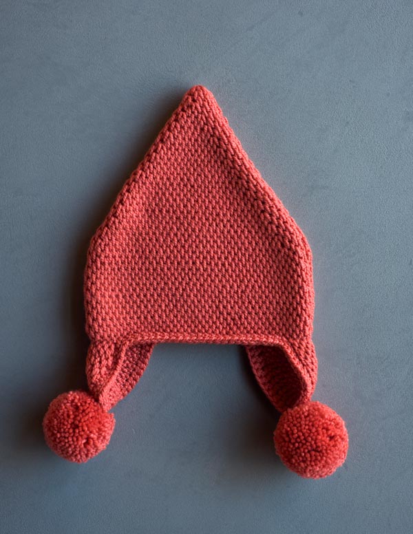 Tunisian Crochet Pointy Pom Pom Hat | Purl Soho