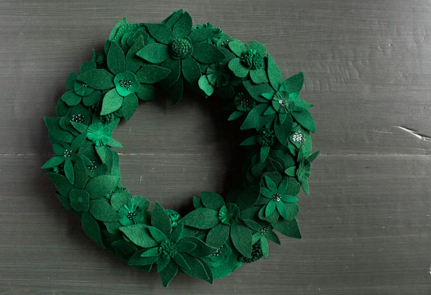 Winter Wreath, Now In Evergreen! | Purl Soho