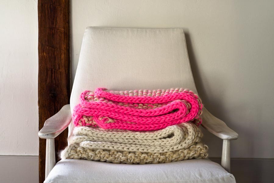 Eleventh Hour Marled Blanket | Purl Soho