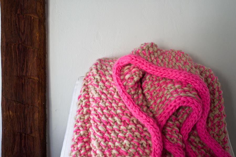 Eleventh Hour Marled Blanket | Purl Soho