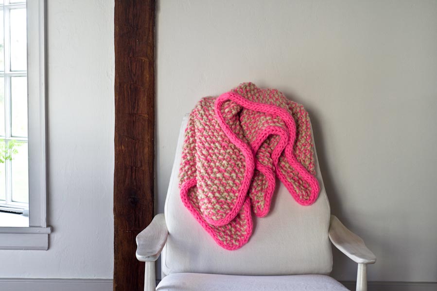 Eleventh Hour Marled Blanket | Purl Soho