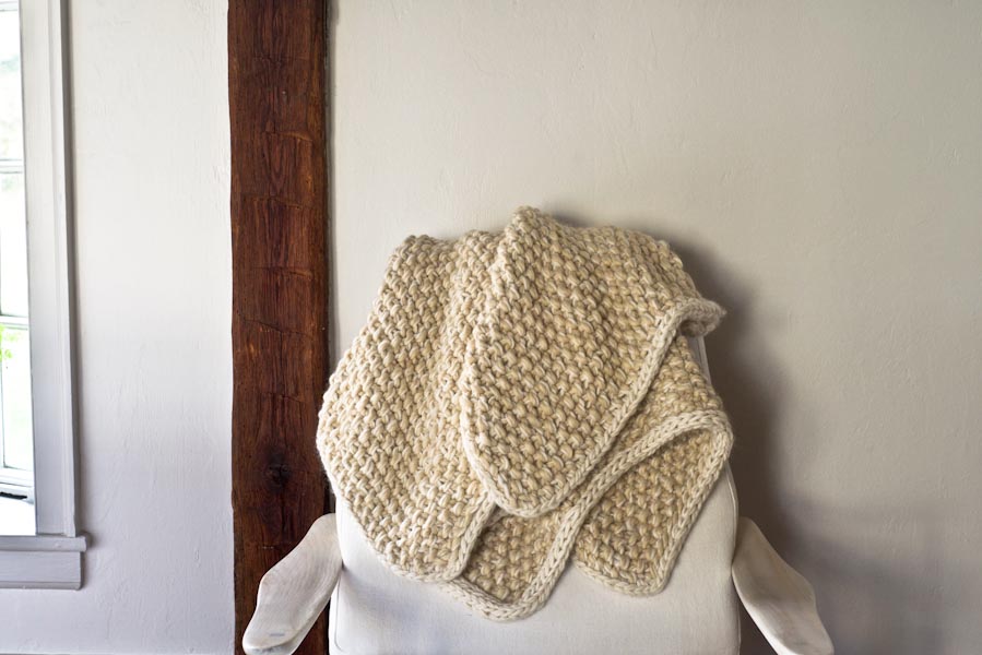 Eleventh Hour Marled Blanket | Purl Soho