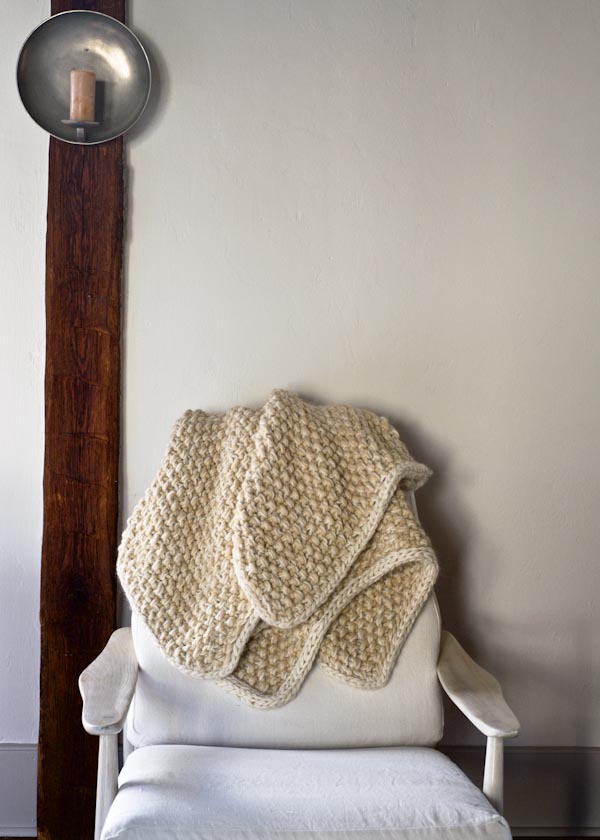 Eleventh Hour Marled Blanket | Purl Soho