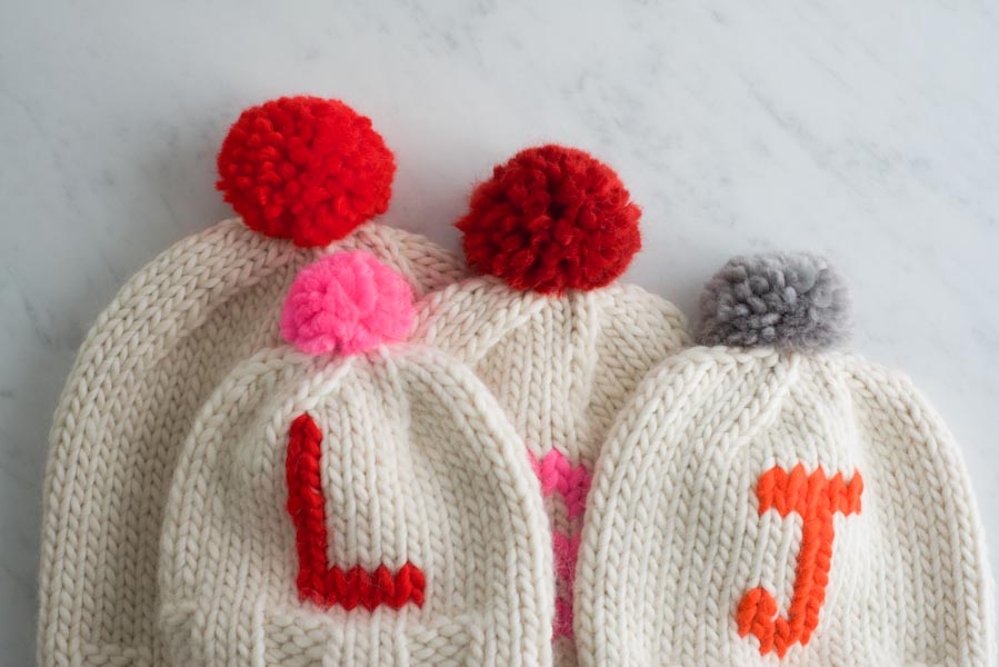 Monogrammed Hats for Everyone | Purl Soho