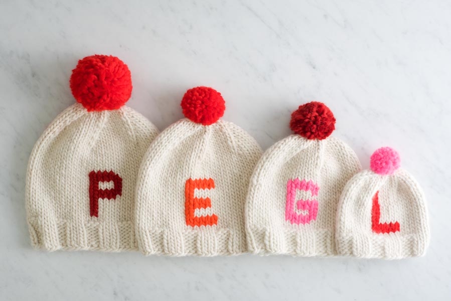 Monogrammed Hats for Everyone | Purl Soho