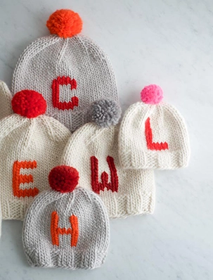 Monogrammed Hats for Everyone | Purl Soho