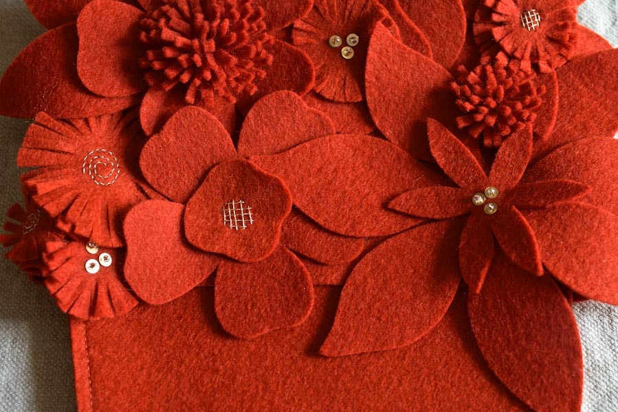 Winter Flower Christmas Stockings | Purl Soho