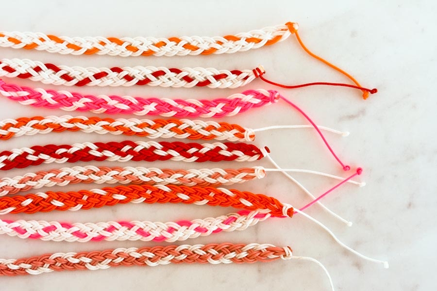 Braided Friendship Bracelets for Valentine’s Day | Purl Soho