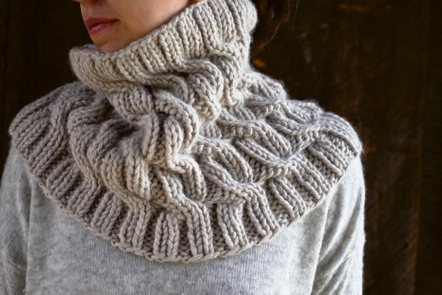 Cozy Cable Cowl - Purl Soho | Beautiful Yarn For Beautiful Knitting