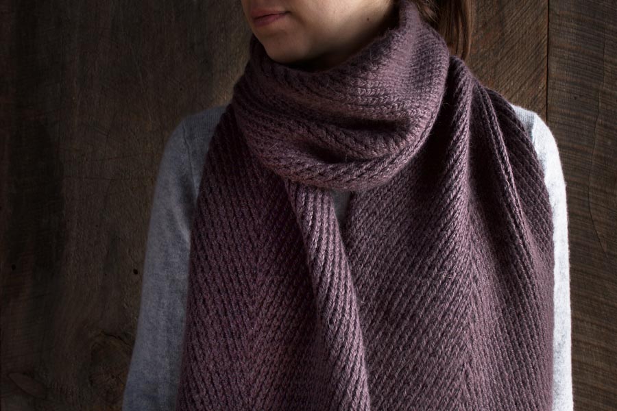 Diagonal Twist Scarf | Purl Soho