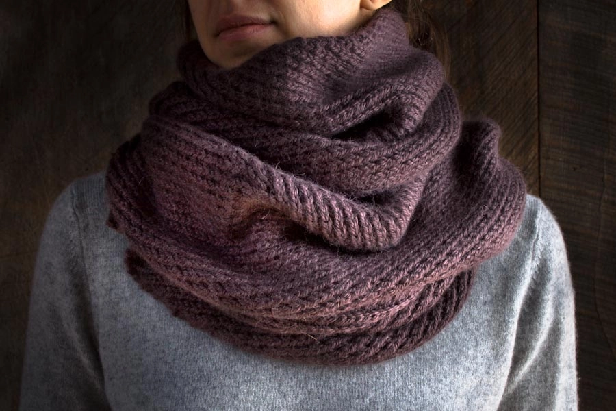 Diagonal Twist Scarf | Purl Soho