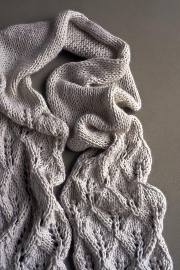 Lovely Leaf Lace Scarf in Lanecardate Feltro - Purl Soho