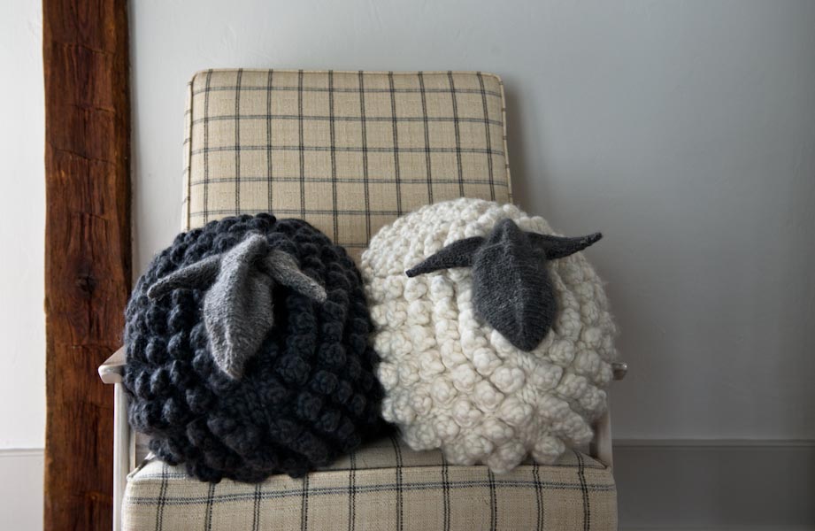 Bobble Sheep Pillow in Gentle Giant | Purl Soho