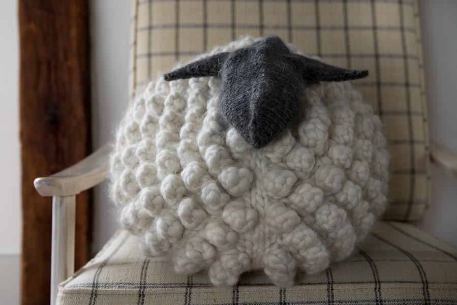 Bobble Sheep Pillow in Gentle Giant | Purl Soho