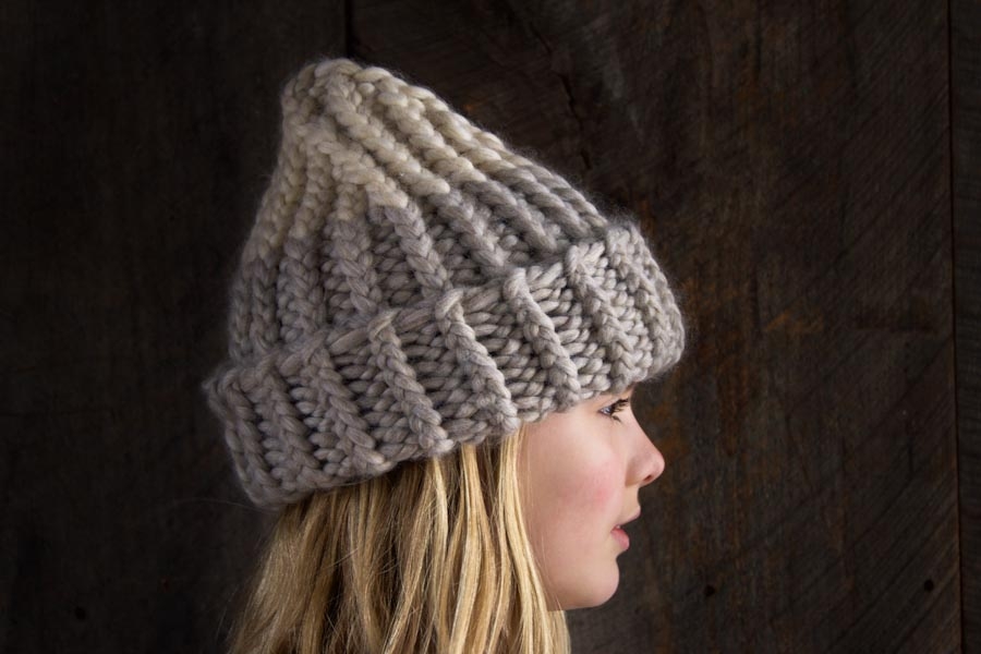 Giant Twisted Rib Hat | Purl Soho