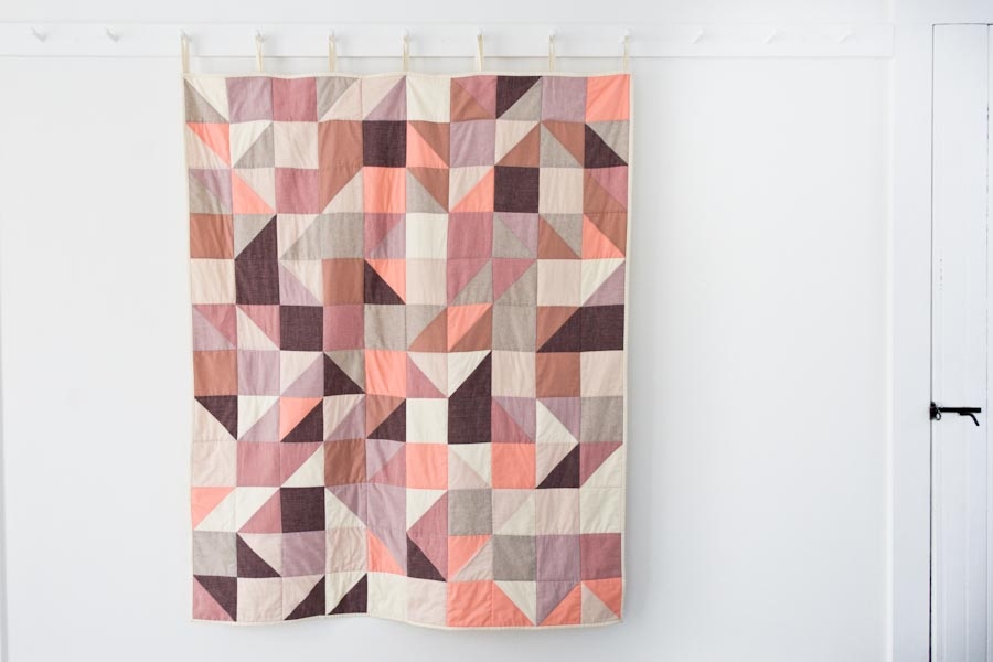 Modular Blocks Quilt in Orchid | Purl Soho