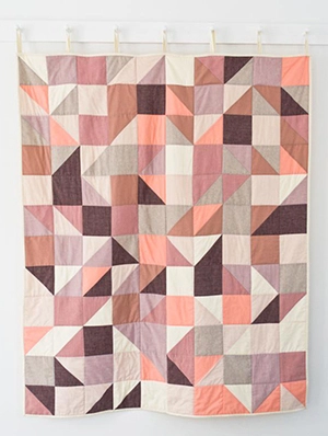 Modular Blocks Quilt in Orchid | Purl Soho