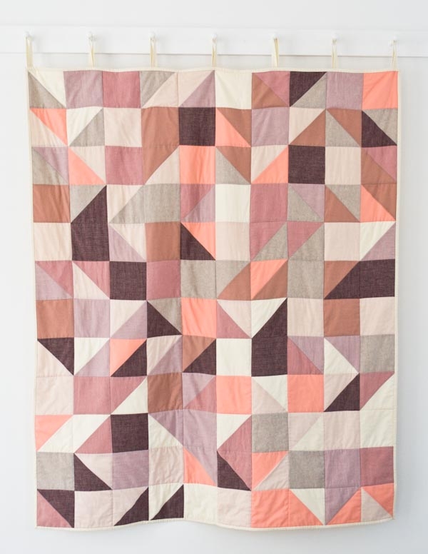 Modular Blocks Quilt in Orchid | Purl Soho